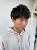 黒髪×マッシュ