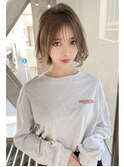 ラベージュ ミニボブ フレンチボブ 髪質改善&半個室salon Du