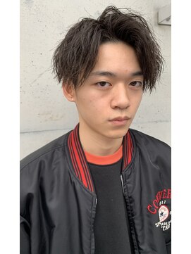 シフト メンズ オンリー サロン 薬院店(SHIFT Men's only salon) 【SHIFT薬院店】緩波打ちセンターパート