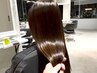 ☆髪質改善☆【美髪へ】カット＋グリッターボンドカラー＋システムケアTR
