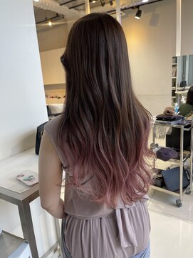 アライブ ハラジュク(ALIVE harajuku) ペールピンクグラデーションryota