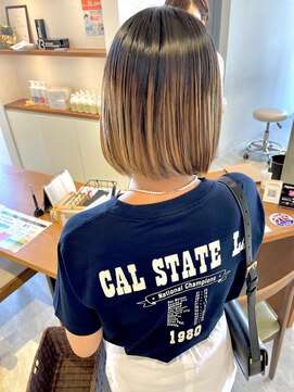 サラビューティーサイト 志免店(SARA Beauty Sight) 毛先のみハイライト/SARA志免☆山之内