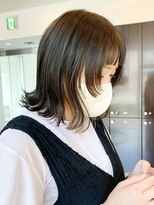 ナンブヒルズ(nambu-HILLS)&nbsp;顔まわりカット×インナーイエロー