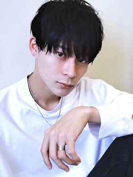 ダブルオーバイオーバーレイ 武蔵新城(w/o by Overlay) 黒髪ナチュラルマッシュ【武蔵新城】