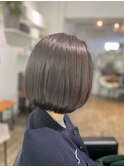 30代40代50代ミルクティーアッシュチョコレートショートヘア