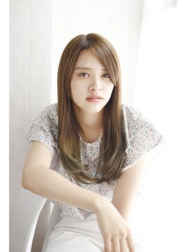 シュシュット(chouchoute) 斜めバングデザインカラーシルキーベージュグレージュカラー/013