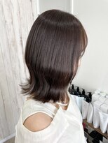 アトレ(attrait)&nbsp;☆オリーブグレージュ 伸ばしかけボブ☆