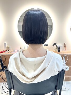 キャンバス バイ ネオリーブ 横浜西口(Canvas by neo.) ボブカット　丸みボブ　酸性ストレート