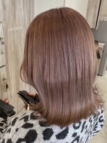 グランデュール 東静岡池田店(GRANDEUR)&nbsp;ミルクティベージュカラーミニボブ大人ショートボブショート