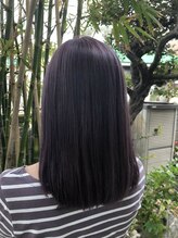 ズー ふじみ野店(ZOO) ブリーチなし　ラベンダー艶感カラー