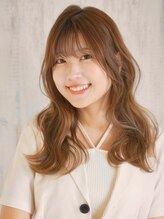 ヘアアンドメイク ニューヨーク ニューヨーク 長岡天神店(Hair&Make NYNY) シアーベージュセミロングローレイヤー/イルミナカラー/顔まわり