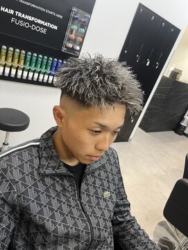 メンズ ラピス 横浜店(Men’sLapis) ホワイトメッシュ×ツイストスパイラル