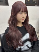 キラ 渋谷(KILLA) ブリーチなしダブルカラー　チェリーピンク