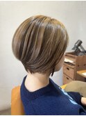 前下りひし形ショートスタイル