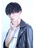 波打ちツイスパ マッシュ 刈り上げ ツーブロック