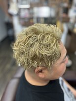 バーバーショップレノン(BARBER SHOP LENNON)&nbsp;ダブルカラー&スプインカール