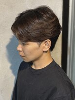 ニアウ 高崎店(Niau)&nbsp;メンズセンターフェザーパーマ群馬高崎眉毛韓国刈り上げ