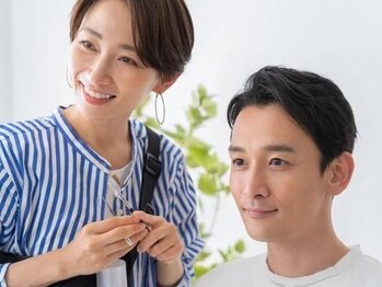 ヘアーサロン アミ(Hair Salon ami)の写真/丁寧なカウンセリングを行った上でカット◎男性ならではのお悩みも満足してお気軽にご相談ください。