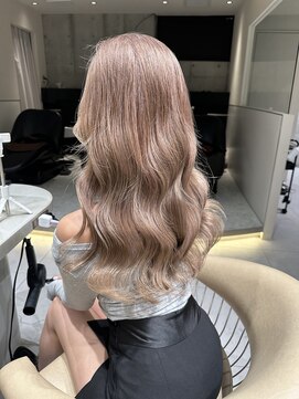 ロンドルピナス 小倉(Lond Lupinus) ミディアムヘア暗めカラー/デザインカラー/フェイスフレーミング