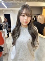 テトラ バイ ネオリーブ 横浜西口店(tetra by neolive)&nbsp;ダブルカラー　オリーブベージュ　レイヤーカット　横浜