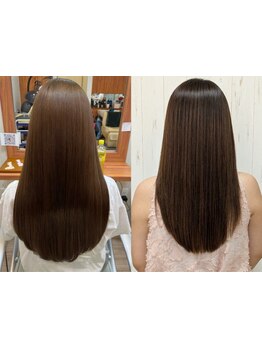 純度100%のトリートメントで自分の素髪を最高の状態に…美髪で見た目年齢を下げ若々しく*【戸塚/髪質改善】