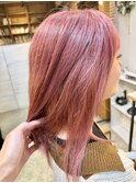 透け感ピンク