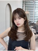 【ロングヘア　前髪あり　韓国ヘア#13】#渋谷駅#韓国#髪質改善