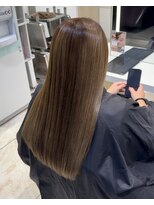 ケンジ 平塚 アネッタ(KENJE annetta)&nbsp;艶髪ストレート　髪質改善カラー　髪質改善トリートメント