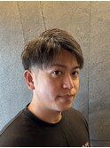 メンズ　ショート　ツーブロック