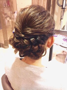 マイ ヘア デザイン 岡崎(MY hair design) 大人シックなパーティーまとめ髪 by 中内田沙織