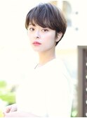 小顔/ひし形/クビレ/丸み/ボブ/20代/30/代/40代/大人ショート