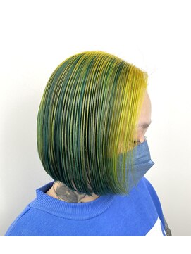 オンザ(ONTHE) ハイコントラストデザインカラーミニボブ【林京平】