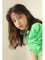 エクリフルール(equri fleur) 【目黒】 イヤリングカラー×ベージュ