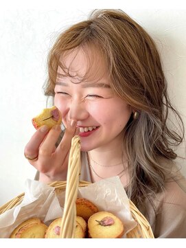 ハナ ビューティーヘアー(hana.) 透明感カラーとイヤリングカラー☆