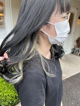 ガーデンニューヨーク　GARDEN NEW YORK 【桑名・四日市】イヤリングカラー　ホワイトベージュ/ 松葉