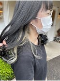【桑名・四日市】イヤリングカラー ホワイトベージュ/ 松葉