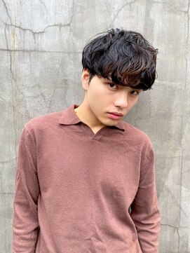 ガレージ バイ グリーン 原宿 表参道(Garage by green) 【loki】パーマ×マッシュショート