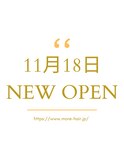 11月 NEW OPEN