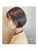 まとまる×丸みボブ