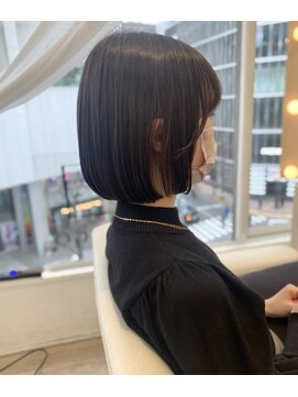 エレノア 渋谷公園通り店(Eleanor) ナチュラルボブ☆ツヤ髪グレージュ