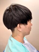 ヘアーカットデザインサロン スマッシュ 田町店(Hair cut design salon Smash)&nbsp;ツーブロックバーバーマッシュ ショート ビジネスマン 学生 黒髪