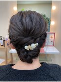 結婚式・卒業式・ヘアセット・アップ・ハーフアップ