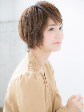 ドクターズ サロン ラブ(Dr's Salon LAB) 斜めバングで目力UP☆ツヤ髪エアリーショートg古河20代30代40代
