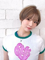アトリエ ミム 二子玉川店(atelier mim) ハイトーンボブショート 小顔似合わせ
