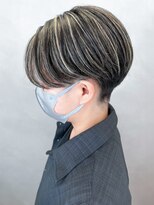 アイティーバイアルバム 松戸店(IT by ALBUM) マッシュハイライト_マチルダボブピンクベージュ_ba481381