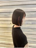 切りっぱなしボブ