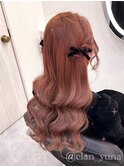 ねじりハーフツイン【クランソア】ヘアセット/ヘアメ/心斎橋