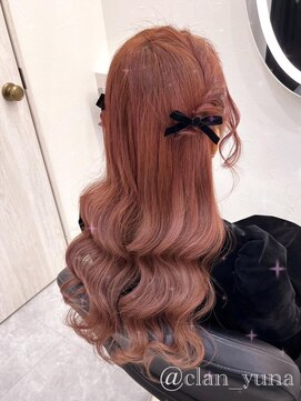 ヘアセット クラン ソア 心斎橋店(hair set Clan soar) ねじりハーフツイン【クランソア】ヘアセット/ヘアメ/心斎橋
