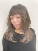 【Beautystage伊丹店】白髪ぼかしハイライト&レイヤーロング