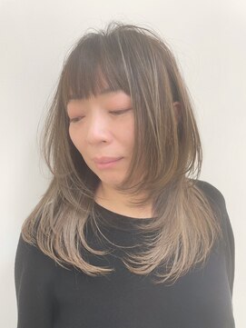 ビューティステージ イオンモール伊丹店(BEAUTY STAGE) 【Beautystage伊丹店】白髪ぼかしハイライト&レイヤーロング